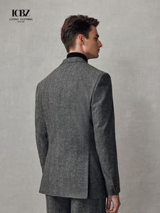 Trajes para hombres Traje de ajuste regular de 3 piezas Patrón floral Blazer Chaqueta Chaleco Pantalones Traje de hombre Conjunto para boda - Product Image 5