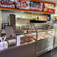 Solution complète KitchenMax pour la restauration rapide, équipement de cuisine pour restaurants commerciaux, matériel de restauration rapide pour poulet et hamburgers