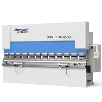 Presse plieuse CNC 110T 4100mm DHS-110/4100 avec contrôleur Delem et pliage hydraulique synchronisé
