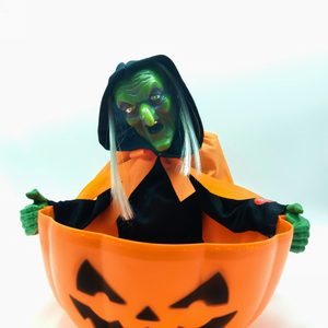 Túnica de Plástico Negra de Halloween, Esqueleto, Bruja Naranja, Juguete a Pilas, Regalo Creativo, Adornos, Decoración para Recipiente de Dulces - Product Image 5