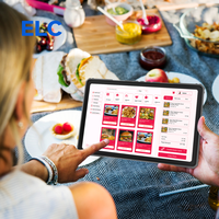 EM1099T Nueva Tablet POS Android NFC de 10.95 Pulgadas con WiFi 6 para Pedidos en Restaurantes, RK3576S de Doble Núcleo, 4GB de RAM con Base de Carga