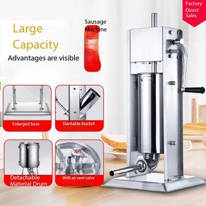 Machine à saucisses verticale en acier inoxydable 3L/5L/7L, remplisseuse manuelle de saucisses pour la fabrication de saucisses, de salami et de <span class=keywords><strong>chorizo</strong></span> - Product Image 3