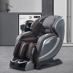 Zhouqi 4D SL Corps Complet Airbag Zéro Gravité Relax Maison Chaise De Massage <span class=keywords><strong>Électrique</strong></span> Fonction Musicale Pas Cher En Cuir PU Relax Fauteuils - Product Image 3
