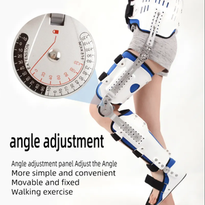 AMAIN <span class=keywords><strong>Pierna</strong></span> Brace <span class=keywords><strong>Ortesis</strong></span> Cadera Rodilla Tobillo Pie Fijación Brace <span class=keywords><strong>Ortesis</strong></span> Longitud ajustable - Product Image 3