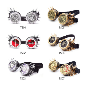 แว่นตาสไตล์วิคตอเรียน วินเทจ สำหรับงานเทศกาล งานปาร์ตี้  ตกแต่งด้วยหมุดโลหะ  แนวสตีมพังก์  สำหรับคอสเพลย์  แว่นกันแดด  ขายส่ง - Product Image 3