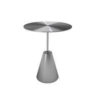 Table à manger en acier inoxydable de style industriel combinaison de chaises luxe accessible pour café boutique de thé au lait restaurants à petits onglets