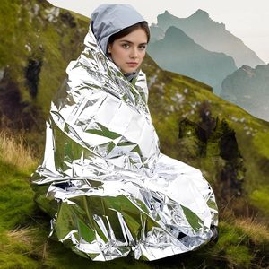 <span class=keywords><strong>Mantas</strong></span> Térmicas de Emergencia de Mylar Isotérmicas para Primeros Auxilios y Rescate al Aire Libre - Product Image 1