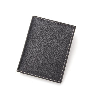 Porte-cartes d'<span class=keywords><strong>identité</strong></span> pliable unisexe, portefeuille mince avec fenêtre d'<span class=keywords><strong>identité</strong></span> blocage RFID, porte-cartes de petite taille - Product Image 6