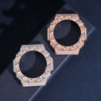 Boîtier de montre GA2100 modèle argent bicolore saphir, écologique, fait main, CN