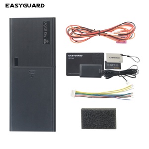 Clé de voiture numérique EASYGUARD compatible avec les voitures DC12V équipées d'un bouton de démarrage à pression d'origine avec fonction de déverrouillage/verrouillage NFC - Product Image 1