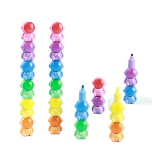 ปากกาไฮไลท์รูปนักบินอวกาศดีไซน์สร้างสรรค์ใหม่ <span class=keywords><strong>5</strong></span> สี ของขวัญส่งเสริมการขายสำหรับธุรกิจ - Product Image 5