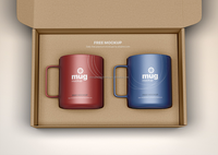 Empaque de Lujo Ecológico para Tazas de Café Redondas, Cartón Corrugado Personalizado con Ventana, Laminado Mate, Relieve y Forro de Esponja