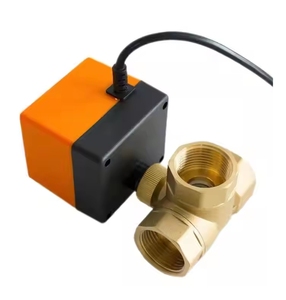 1/2 "ba cách L loại cơ giới bóng van 220V 12V 24V <span class=keywords><strong>3</strong></span>-wire 2 điều khiển Brass van bi điện - Product Image 3