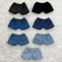 Pantalon miniature pour poupée de 17 cm, vêtements en coton pour poupée, jeans, vêtements pour poupée célébrité, shorts et accessoires pour Labubu