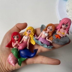 Decorazione per <span class=keywords><strong>Torta</strong></span> a Tema Sirena, Popolare Topper per <span class=keywords><strong>Torta</strong></span> di Compleanno per Ragazze - Product Image 4