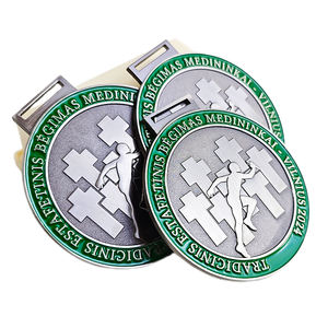 Medallas de Fútbol Personalizadas por el Fabricante con Diseño de Cinta, Exclusivas y Asequibles, de Aleación de Zinc - Product Image 5