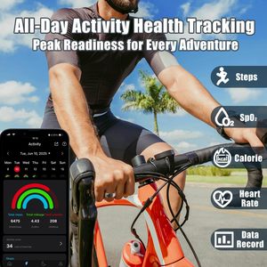 SHR Smart Health Ring sonnm cardiofrequenzimetro passaggi di ossigeno nel sangue/rilevatore di calorie 5ATM compatibile impermeabile IPhone/<span class=keywords><strong>iPad</strong></span> WiFi - Product Image 3