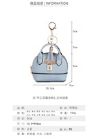 Portefeuille en cuir de luxe porte-clés coupe Mini porte-monnaie sac à main porte-clés en cuir Mini portefeuille sac voiture porte-clés cadeau sac pendentif