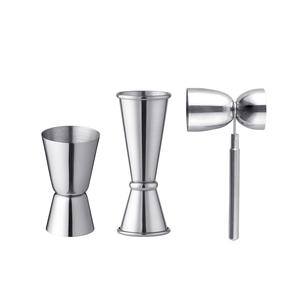 Jigger à cocktail en acier inoxydable gravé au laser, finition cuivre, noir canon, or, argent, pour le rhum et la vodka, pour Russia Abbey's Loch Dhu - Product Image 5