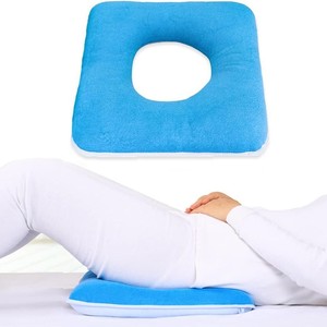 Pressure Sore <b>Pad</b> Square Blue Anti-Decubitus Cushion <b>For</b> Bedridden Patients <b>Hip</b> And Coccyx Care - Product Image 1
