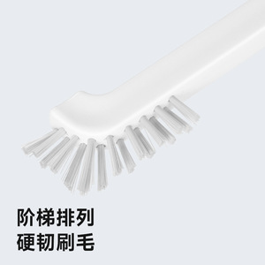 Brosse de nettoyage en forme de L pour évier de cuisine et rainures de sol - Product Image 2