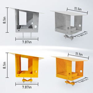 JH-Mech Vierkante Vogelhuisje voor Ophanging, Eenvoudig te Gebruiken en Onderhouden, Vogelvoederhuisje voor Ophanging - Product Image 3