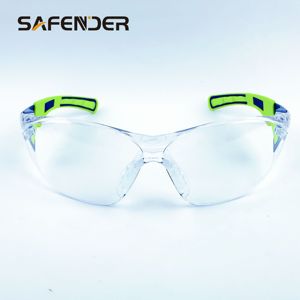 Lunettes de sécurité unisexes pour adultes, demi-montures en polycarbonate anti-rayures, conformes aux normes ANSI Z87.1 + CE EN166, vente en gros en Chine, personnalisables - Product Image 2