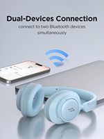 SonoFlow SE HQ31 headphone nirkabel, Headset Over-Ear Audio resolusi tinggi dengan peredam bising untuk panggilan sejernih kristal