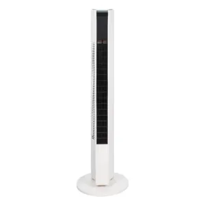 Ventilador de ar de verão 32 polegadas silencioso e silencioso inteligente com controle remoto Ventilador elétrico sem lâminas giratório de chão