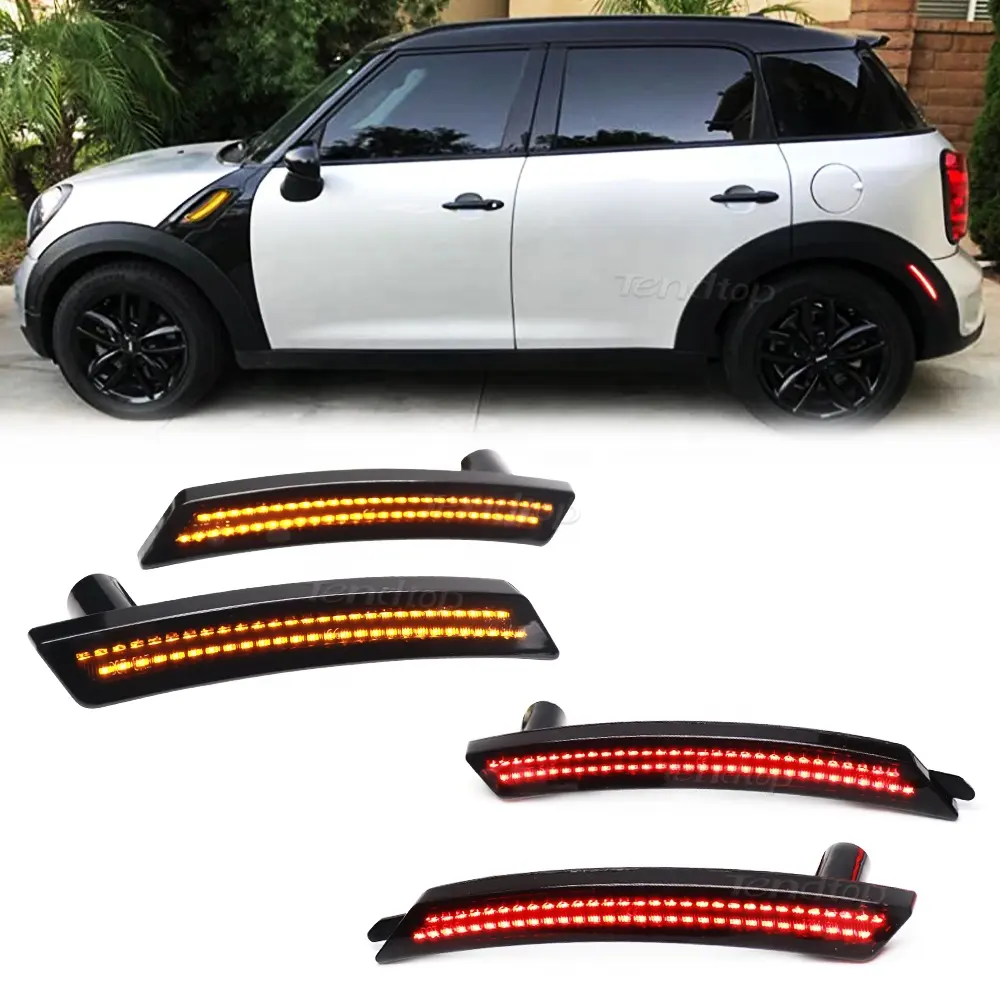 High Lumen Rear Front Bumper Led Fender Side Marker indicator Lights For BMW R55 R56 R57 R58 Coupe Clubman Cabrio lamps 4PCS/Set