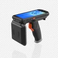 Escáner de largo alcance Dispositivo de lector de RFID industrial Uhf de mano BX6100 Android Handheld Uhf Rfid Pda