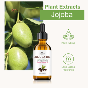 Olio Essenziale di Jojoba Estratto 100% Naturale Spremitura <span class=keywords><strong>a</strong></span> <span class=keywords><strong>Freddo</strong></span>, Multiuso per Corpo, Capelli e Pelle, Olio Vettore Aromaterapeutico - Product Image 5