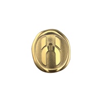 Accepter les étiquettes personnalisées d'autocollant de parfum en aluminium de logo privé en métal imperméable à la mode d'OEM avec le fournisseur d'usine