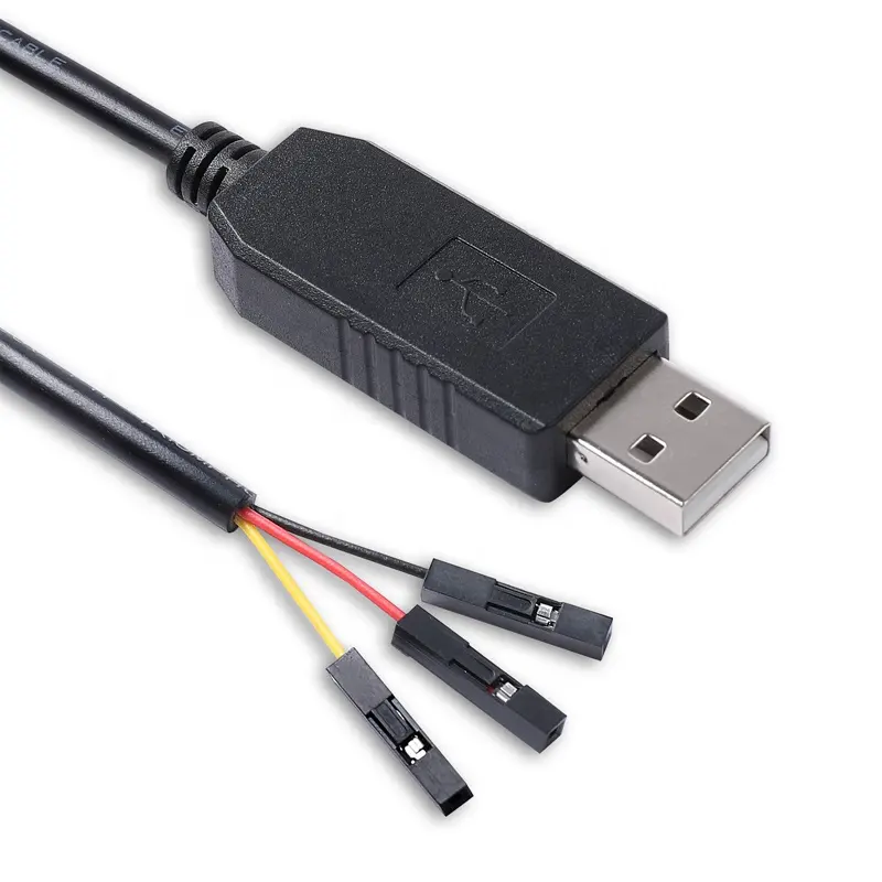 PL2303GT USB RS232 Adaptor Konverter Seri dengan 3 Cara 2.54Mm Kepala Pin Betina untuk PLC MCU Peningkatan Firmware Kabel Debug Flash