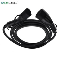 Câble de recharge EV Type 2 vers prise UK 3 broches, Mode 3, Câble de raccordement portable, Certifié CE, Vente en gros pour les magasins britanniques
