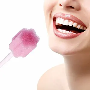 IClean-cepillo de espuma desechable para limpieza Oral de bebés o pacientes, hisopo de espuma para limpieza Oral