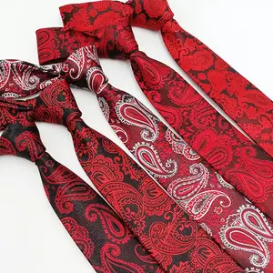 Wholesale Fashion Classic Formal Suits Slim Necktie Adult Casual Polyester Men Jacquard Necktie For Party