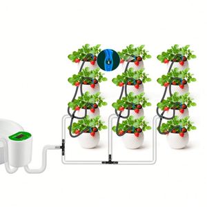 Nuevo Sistema de Riego Automático para Jardín Exterior con Temporizador Electrónico Recargable por Batería/USB y Aspersores Emergentes - Product Image 1
