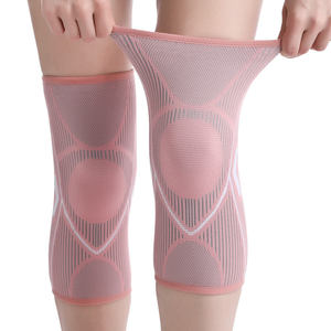 Genouillères antidérapantes chaudes et tendance en tricot élastique pour le cyclisme et la course à pied, protection et soutien du genou - Product Image 1