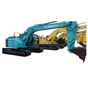 ผลิตในประเทศญี่ปุ่น13ตัน Kobelco 135รถขุดราคาต่ำใช้ SK135 SK135SR