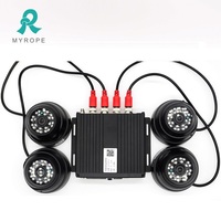 Caméra vidéo 4G WiFi CCTV DVR Tracker Taximètre avec capteur de carburant Mdvr tracker pour la surveillance du système de gestion des véhicules