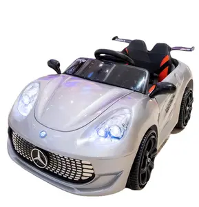 Carro de brinquedo elétrico com controle remoto para bebês, carro de brinquedo pequeno com quatro rodas, motorizado a bateria, tamanho pequeno, para crianças