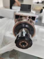 Moteur de gravure CNC 2,2 kW 18 000 tr/min avec boîtier carré et bride, personnalisé pour le travail du bois