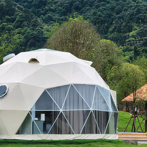 Tente d'hôtel Star Sky, hébergement sphérique, camping de luxe sauvage, zone panoramique, ferme en pleine steppe, <span class=keywords><strong>maison</strong></span> dôme, abri solaire extérieur - Product Image 2