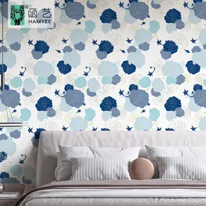 Custom design wallpaper no moq pvc wallpaper image customization luxury wallpaper