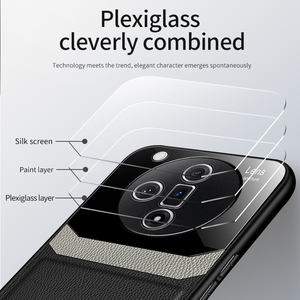 เคสโทรศัพท์มือถือแบบนิ่มกันกระแทก ผลิตจากหนัง PU สำหรับ OPPO <span class=keywords><strong>Find</strong></span> X7 Ultra X6 Pro Realme 11 Pro Plus ขายส่ง - Product Image 2