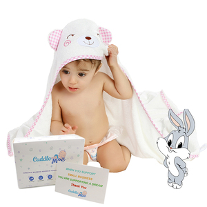 100% orgánico de bambú de bebé con capucha de toalla de baño de bambú toalla suave para los recién nacidos y los niños - Product Image 4