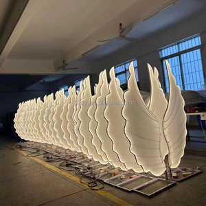 Fournitures de mariage, <span class=keywords><strong>d</strong></span>écoration de scène, toile de fond <span class=keywords><strong>d</strong></span>'événement, papillon, grandes ailes <span class=keywords><strong>d</strong></span>'<span class=keywords><strong>ange</strong></span> géantes à LED - Product Image 2