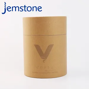 Eco friendly Customized Size Biodegradable Cardboard Brown Kraft Paper Tube Packing For Filter