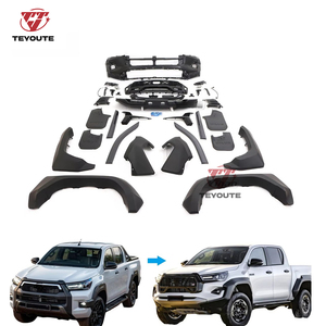 Modifié pour <span class=keywords><strong>Toyota</strong></span> <span class=keywords><strong>Hilux</strong></span> Revo Rocco 2021 <span class=keywords><strong>2022</strong></span> 2023 2024 pour kits carrosserie GR Sport, pare-chocs, calandre, élargisseurs d'ailes - Product Image 2